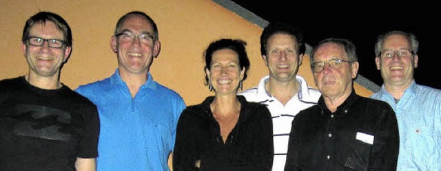 Vereinsmeister (von links): Siggi Schm...ig, Heinz Zinsmeister, Axel Gehrhardt   | Foto: Privat