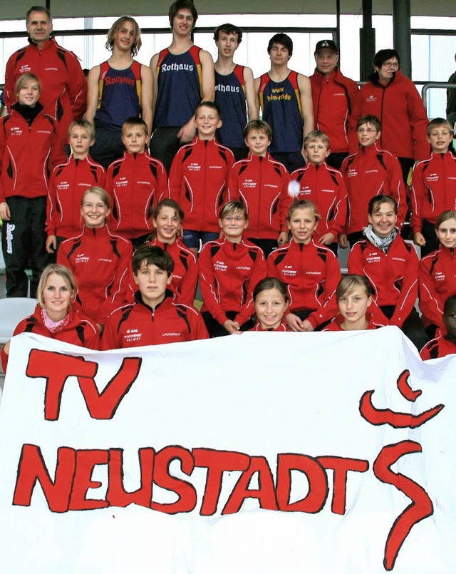 Athleten mit Zukunft: Die Teams des TV Neustadt  | Foto: heiler
