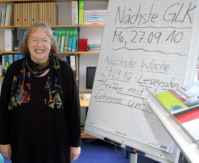 Barbara Ludwig sieht die Fritz-Boehle-...schule auf einem zukunftsfhigen Kurs.  | Foto: Marius Alexander