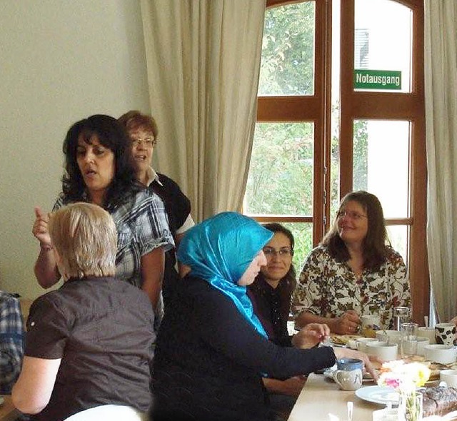 Lebhaft wurden Gedanken zum Ramadan ausgetauscht.   | Foto: Privat