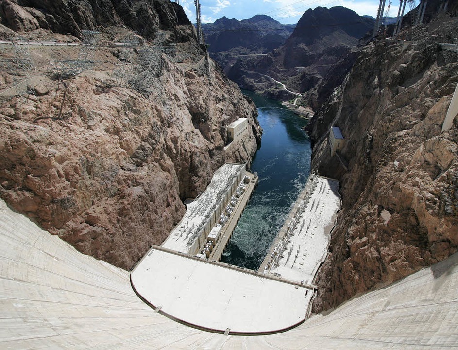 Ein amerikanischer Mythos aus  2,6 Millionen Kubikmetern Beton: der Hoover-Damm   | Foto: wolfgang Grabherr (2)
