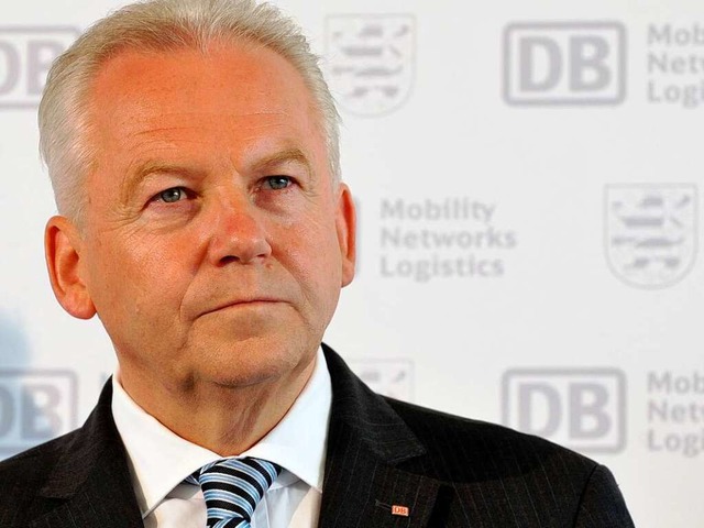 Rdiger Grube, Bahnchef.  | Foto: dpa