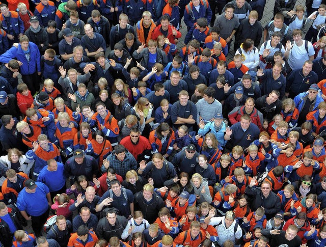 Zum Jugendfeuerwehrtag kamen 600 Floriansjnger.   | Foto: Europa-Park