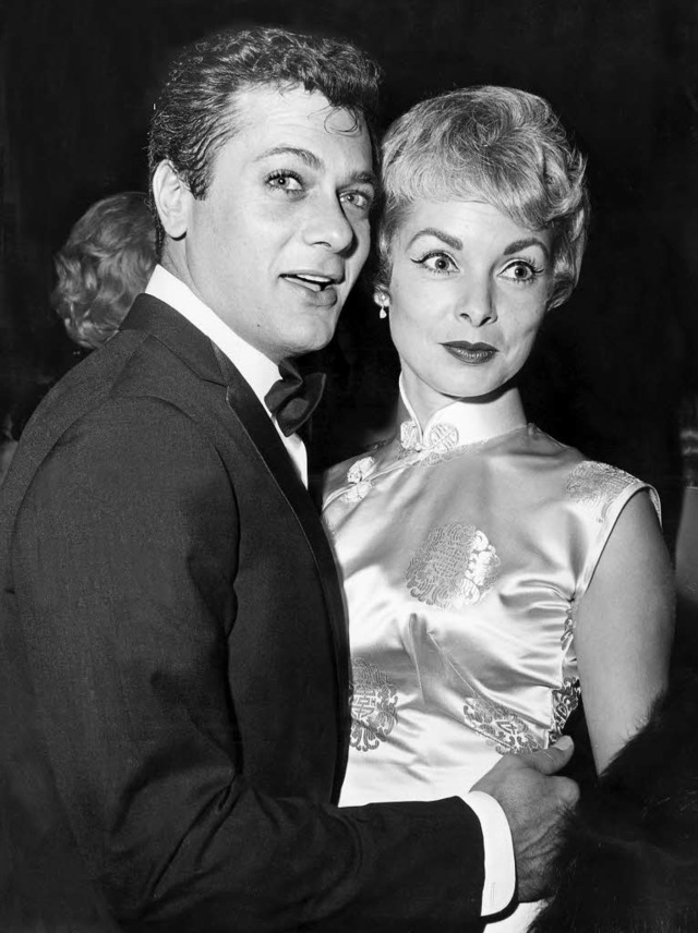 Mit der ersten von  fnf Gattinnen: Tony Curtis  1961 mit Janet Leigh   | Foto: afp