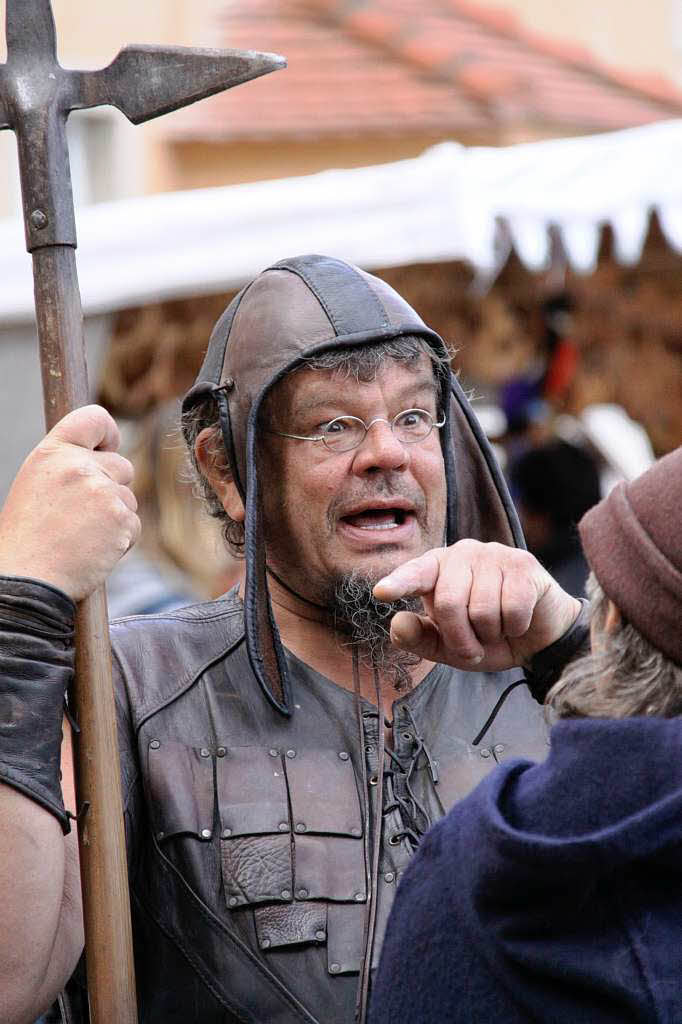 Das  Mittelalter prsentierte sich in einer Sonderausstellung auf der Oberrheinmesse 2010.