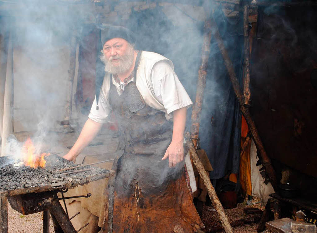 Das  Mittelalter prsentierte sich in einer Sonderausstellung auf der Oberrheinmesse 2010.