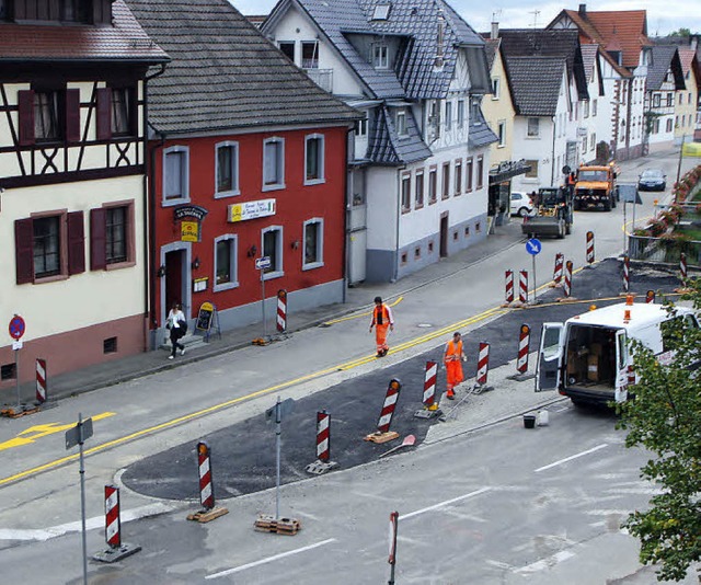 Die Sanierung luft   | Foto: H. Fssel