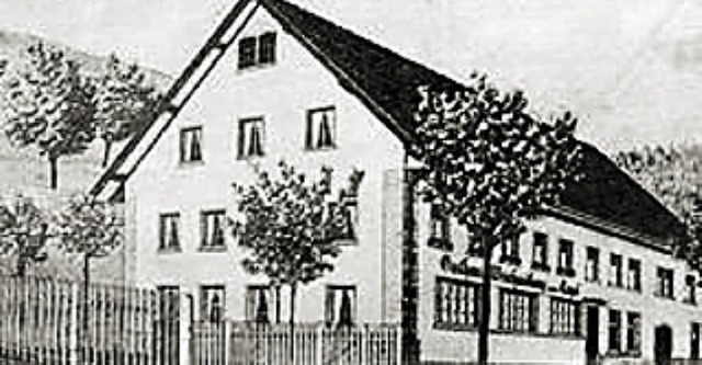 Der Gasthof Engel im Jahr 1924.  | Foto: BZ