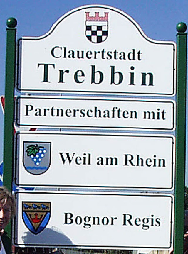 Auch in der brandenburgischen Partnerstadt wird der  Wiedervereinigung gedacht.   | Foto: Zeller