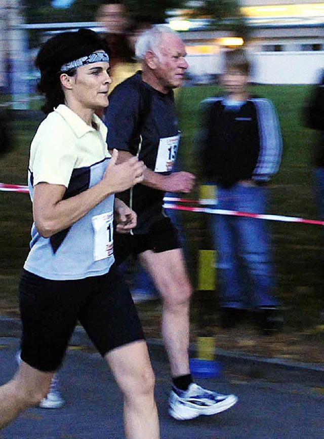 Jung und alt, Mnnlein und Weiblein machten mit beim Einheitslauf in Krzell.   | Foto: Wolfgang Knstle