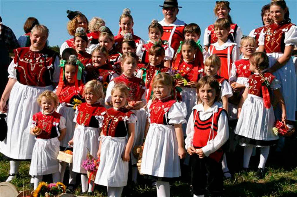 Der Erntedankumzug in Niederwihl war eine runde Sache.