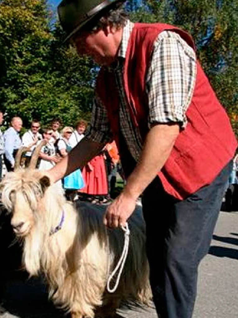 Der Erntedankumzug in Niederwihl war eine runde Sache.