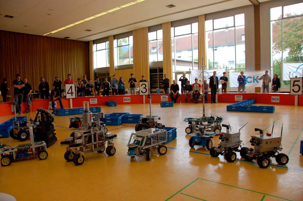 Gleich gehts los: der 3. Sick-Robot-Day in Waldkirch