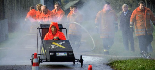 Frhlicher Wettkampf beim Stadtturnier...mmelshofen. Hier die Abteilung Wangen.  | Foto: Binner-Schwarz