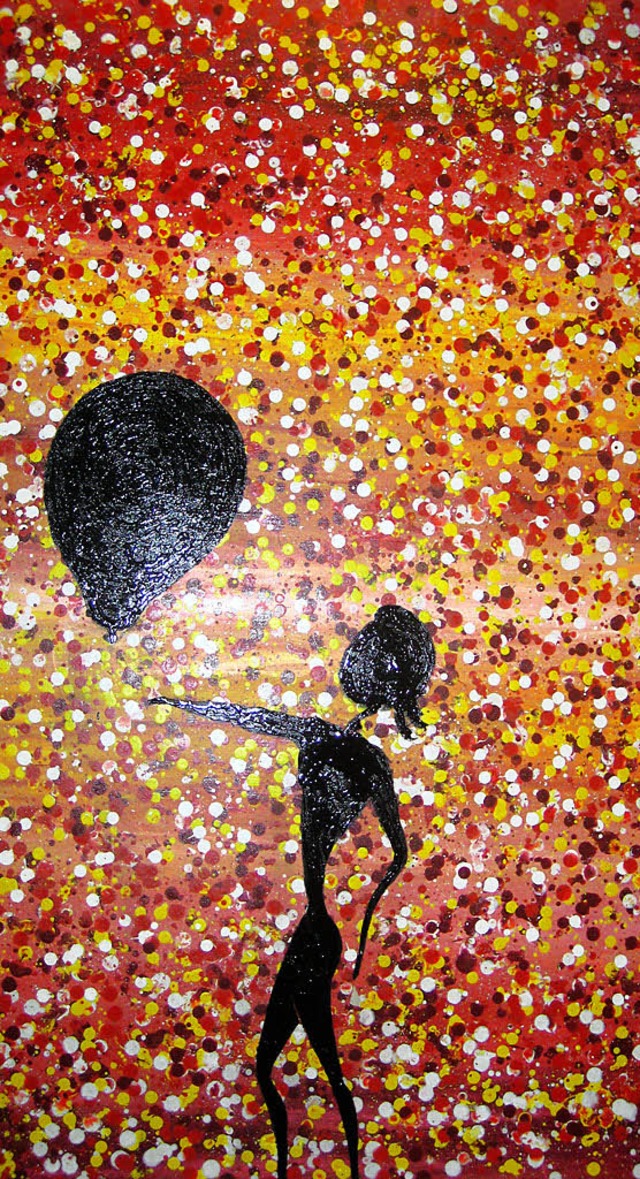 &#8222;Black Balloon&#8220; ist der Ti... Hans-Jrg Franz im Steintor-Variet.   | Foto: privat