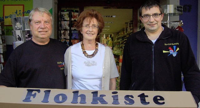 Flohmarkt der Geschfte lautet das Mot...d Marianne Bermeitinger und Klaus Frey  | Foto: hildegard Siebold