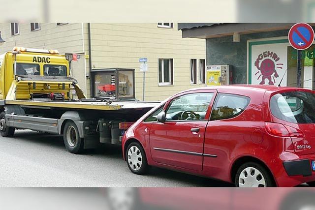 Abschlepper stoppt Irrfahrt eines Autos