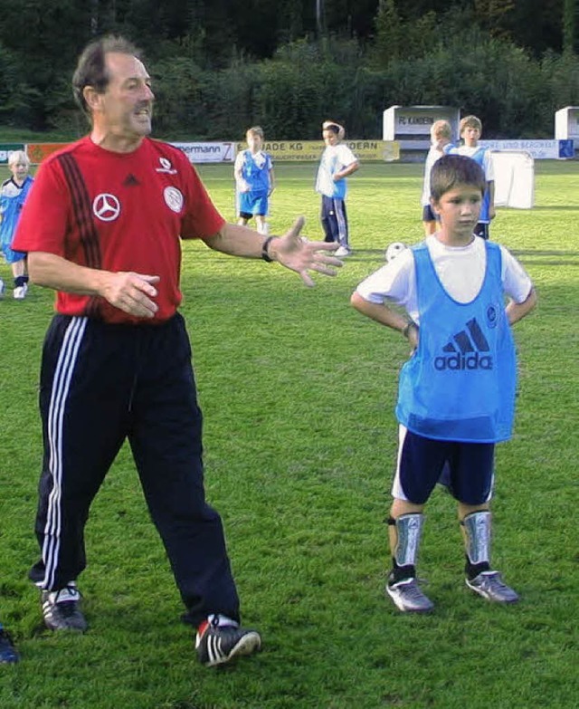 Spiel ohne Ball,Training einmal anders...DFB erhielt der FC Kandern am Freitag.  | Foto: Ines Bode