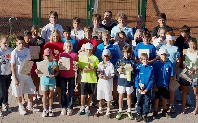 Mehr als 70 Kinder und Jugendliche nah... 10. Volksbank-Cup in Waldkirch teil.   | Foto: Verein