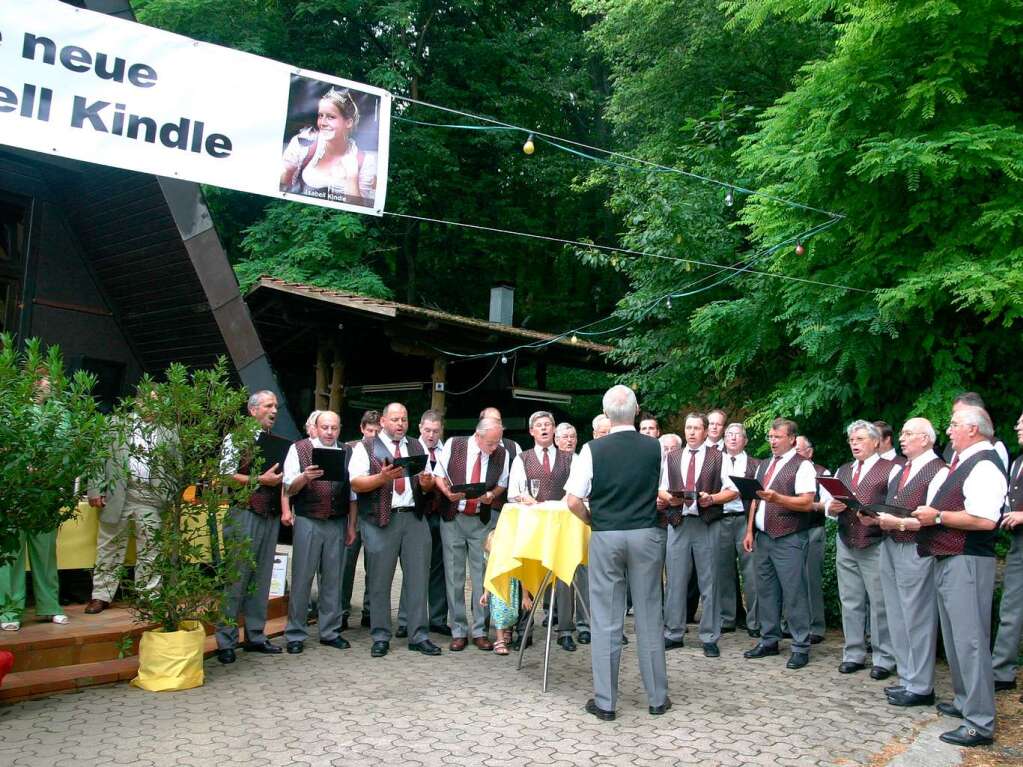 2008: Empfang fr Isabell Kindle