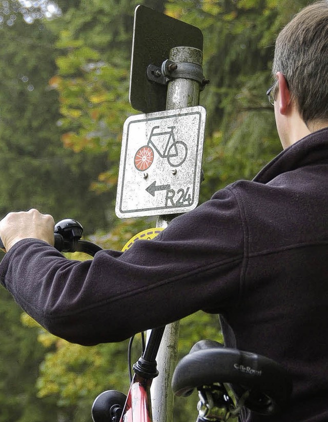 Hinweisschilder knnten Radfahrer ber...nd seine Sehenswrdigkeiten aufklren.  | Foto: privat