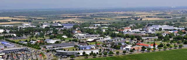 Die Mllheimer Industrie- und Gewerbeb... sich in der Krise wacker geschlagen.   | Foto: Volker Mnch