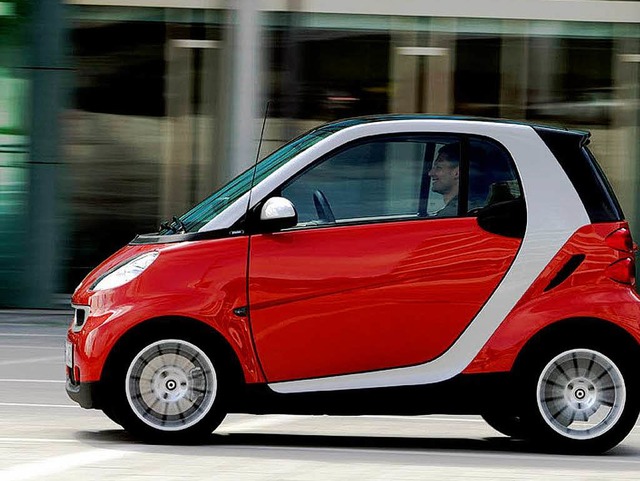 Der Kleinwagen Smart ist auch auf Erholungskurs.  | Foto: werk