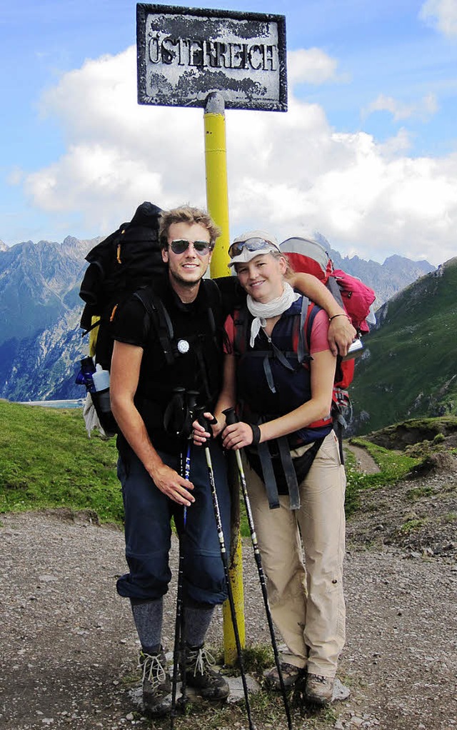 Thomas Maier und Lisi Lun erfllten si... nach Unterinn bei Bozen in Sdtirol.   | Foto: privat