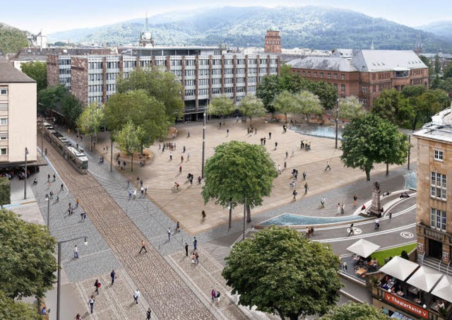 Planung Rotteckring Visualisierung Platz der Alten Synagoge  | Foto: GD90