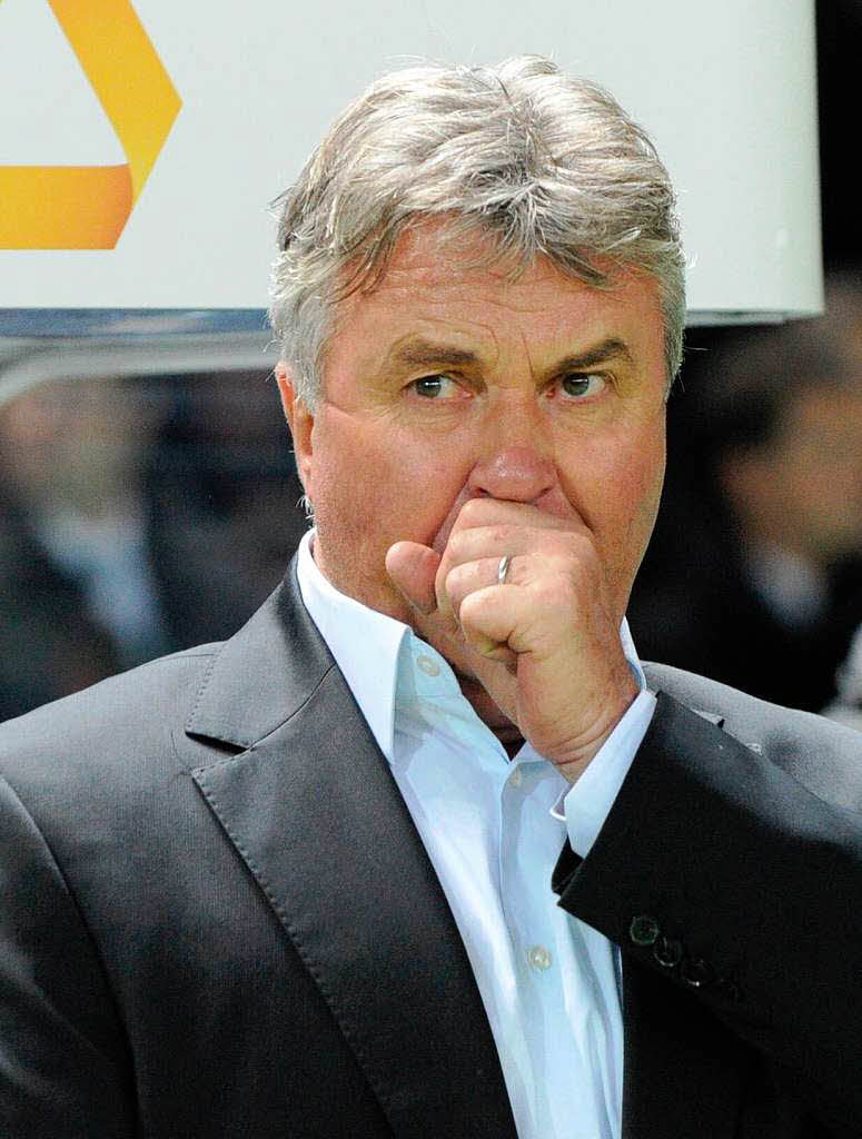 Weniger zufrieden: Guus Hiddink, der Trainer der Trken.