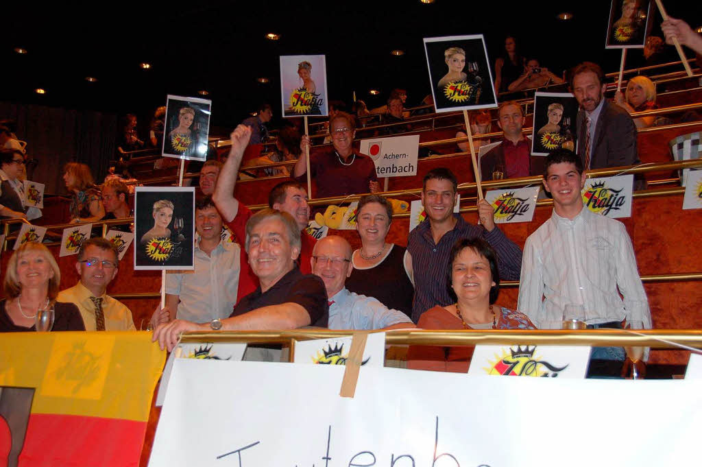 Fans aus Fautenbach und Waldulm untersttzten Katja Bohnert in Neustadt an der Weinstrae.