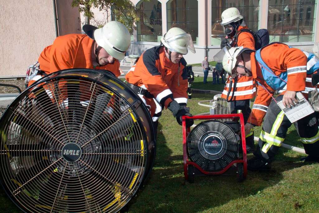 Drucklfter im Einsatz