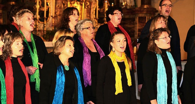 Rheinhausens Gospelsingers in Grafenhausen.  | Foto: DEcoux-Kone