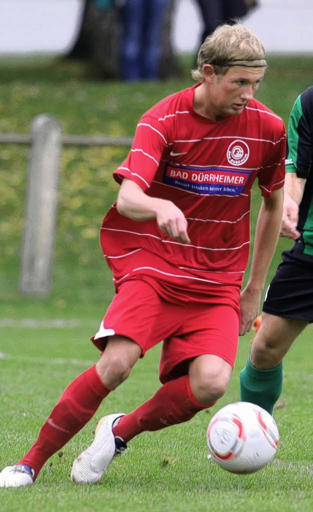 Treffsicher: Alexander German vom FC Bad Drrheim  | Foto: reinhardt