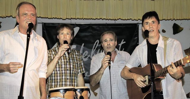 4-Delight beim Abschiedskonzert in Har...ster, Markus Flum und Hermann Merath.   | Foto: Hans-Walter Mark