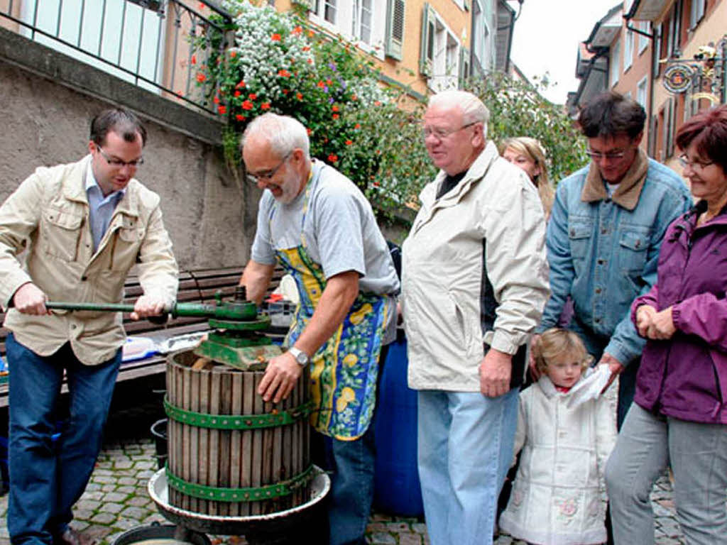 Impressionen von der hela und vom Apfelmarkt in beiden Teilen Laufenburgs.