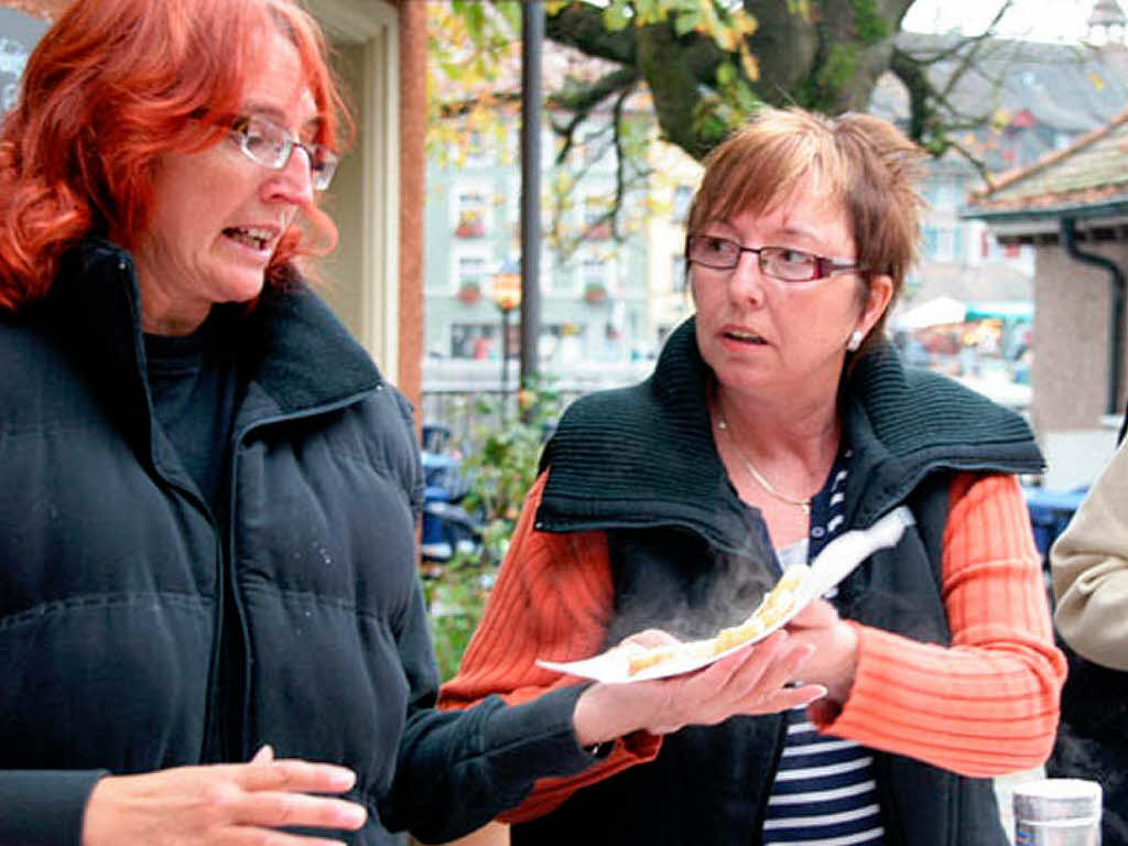 Impressionen von der hela und vom Apfelmarkt in beiden Teilen Laufenburgs.