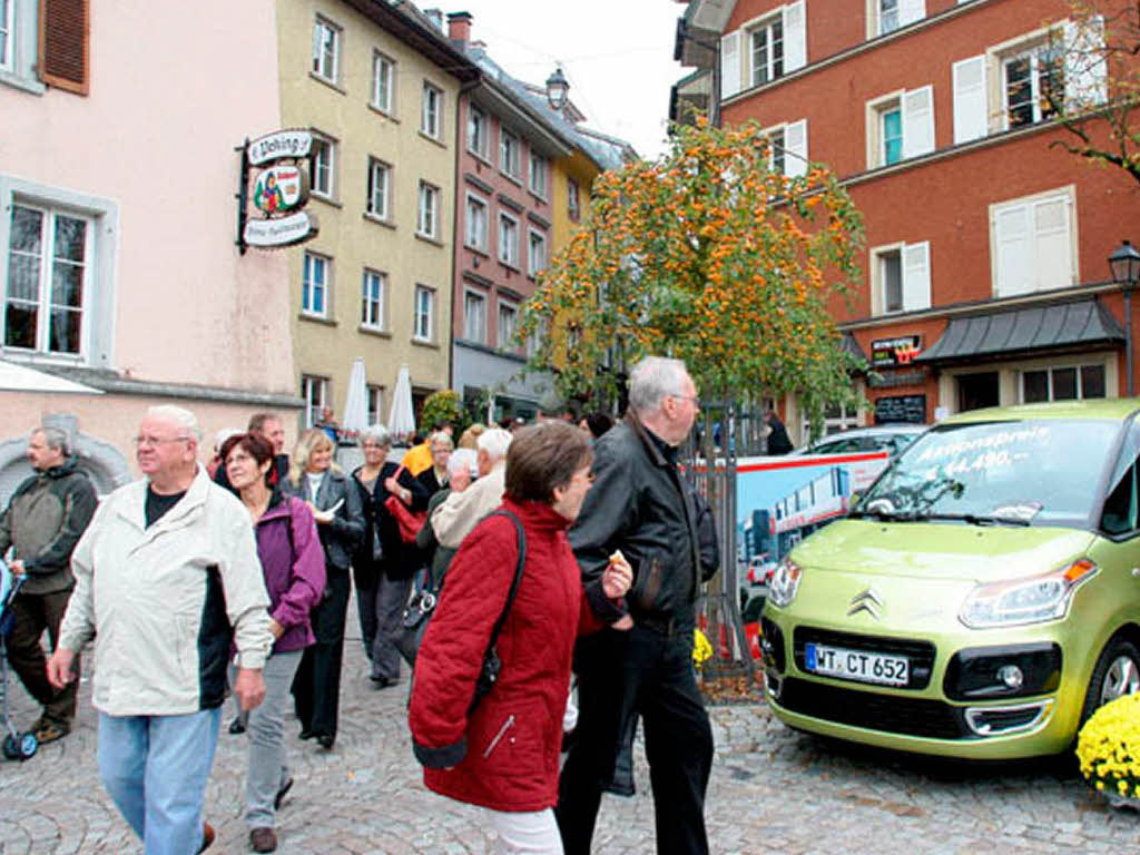 Impressionen von der hela und vom Apfelmarkt in beiden Teilen Laufenburgs.