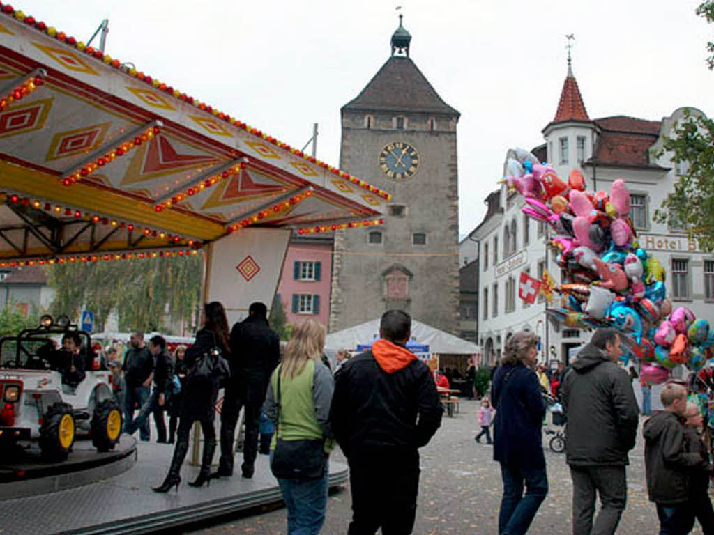 Impressionen von der hela und vom Apfelmarkt in beiden Teilen Laufenburgs.