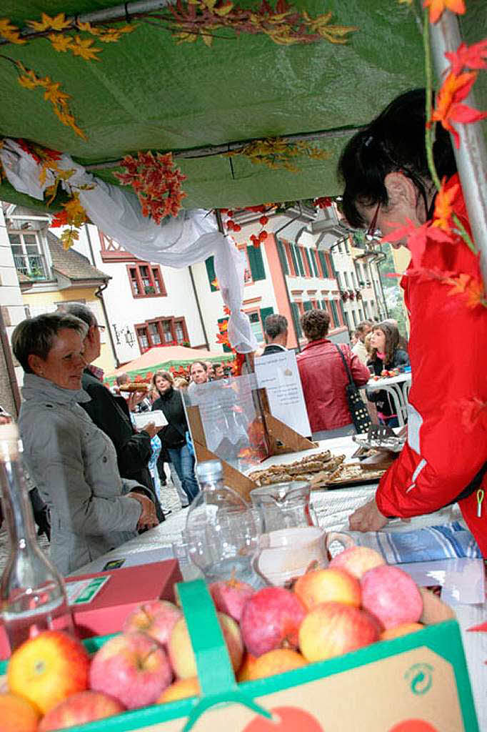 Impressionen von der hela und vom Apfelmarkt in beiden Teilen Laufenburgs.