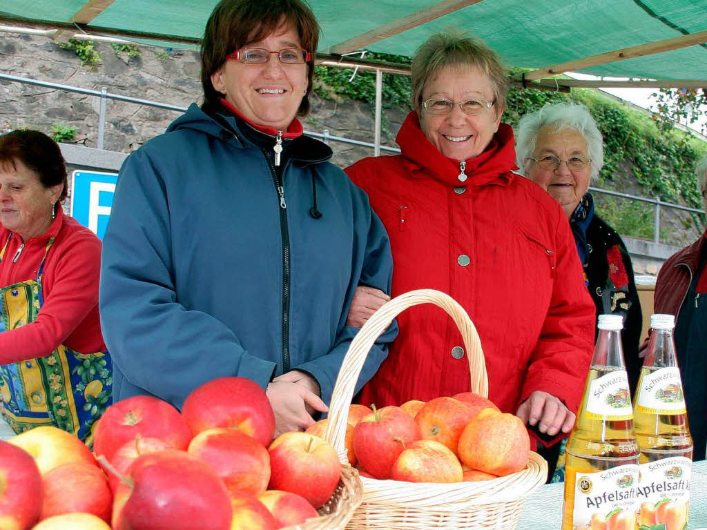 Impressionen von der hela und vom Apfelmarkt in beiden Teilen Laufenburgs.