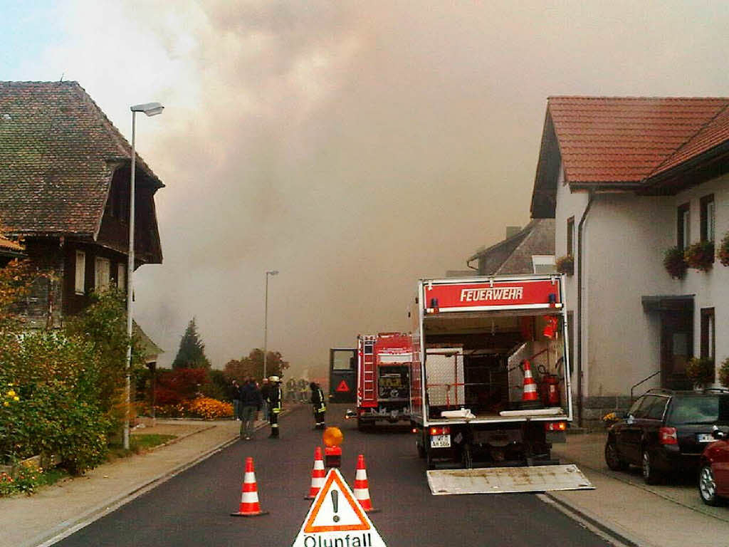 Das Hotel Römerhof in Grafenhausen ist abgebrannt. Das Hotel Römerhof in Grafenhausen ist abgebrannt.