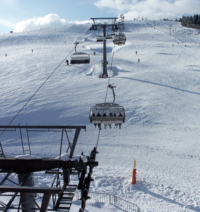 Die Feldbergbahn ist so etwas wie die ...me  hat die Feldbergbahn eingefahren.   | Foto: Ralf Morys