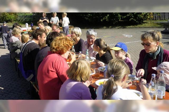 Herbstputz in der Schule