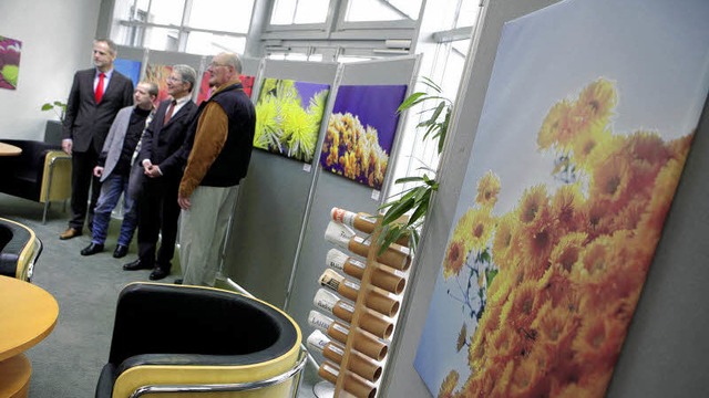 Der Chrysanthema ist die Ausstellung im Wertehaus der Volksbank gewidmet.   | Foto: Christoph Breithaupt