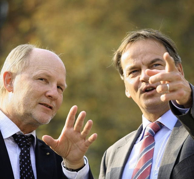 Armin Roesner sprach in Friesenheim mi...reiszuschsse fr Bauprojekte im Ort.   | Foto: Bastian Henning