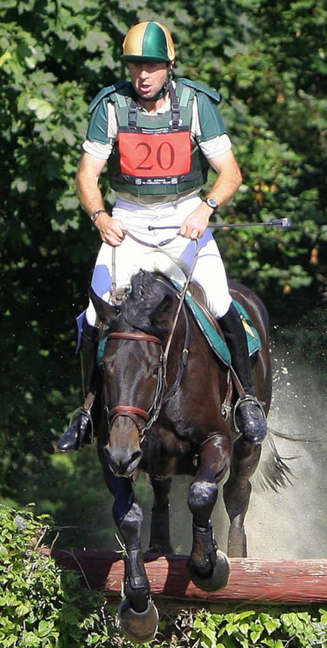 Kam mit dem sechsjhrigen Robin de Wai... zurecht: Jrgen Allgwer (Inzlingen)   | Foto: Anja Stber