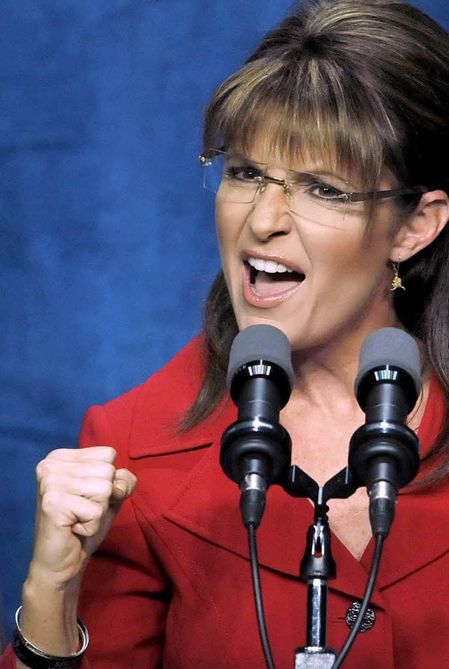 Will &#8222;die alten Jungs durchscht...h Palin,  Ikone der Tea Party Bewegung  | Foto: dpa