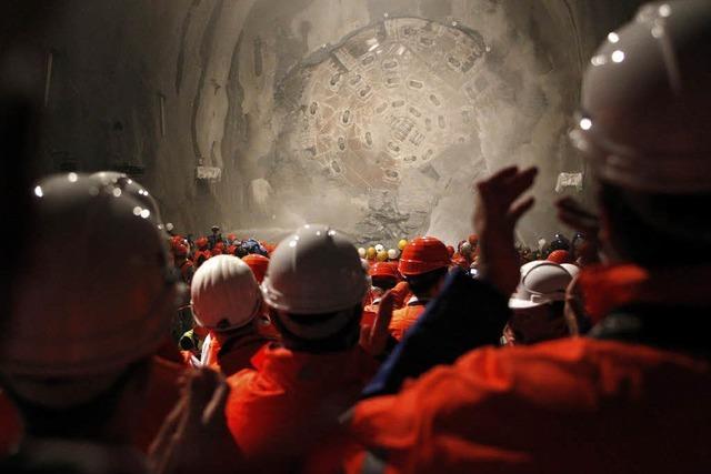 Fotos: Gotthard-Tunnel – der Durchstich ist geschafft