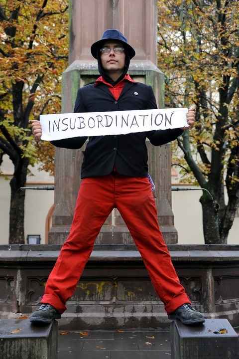 Insubordination – Keine Unterordnung.  | Foto: Thomas Kunz
